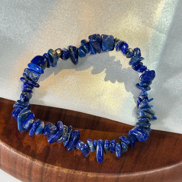 Natural Gemstone Elastic Stretch Crystal Mixed Chips Bracelet Bracelet