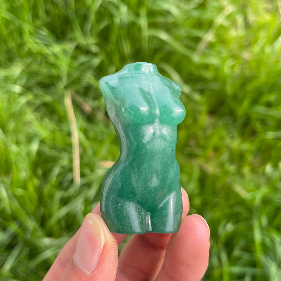 Natural Crystal Carved Female Model