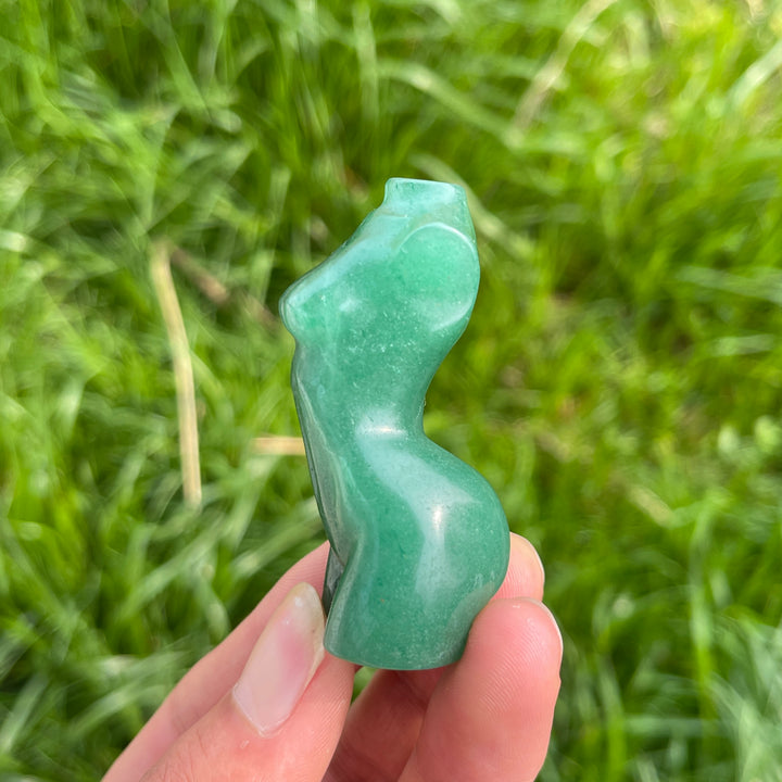 Natural Crystal Carved Female Model
