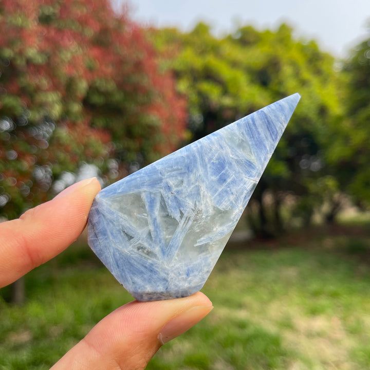 Natural Crystal Blue Kyanite Teardrop
