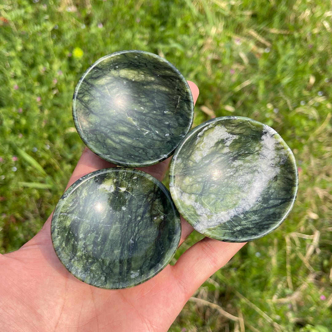 Natural Crystal Serpentine Bowl