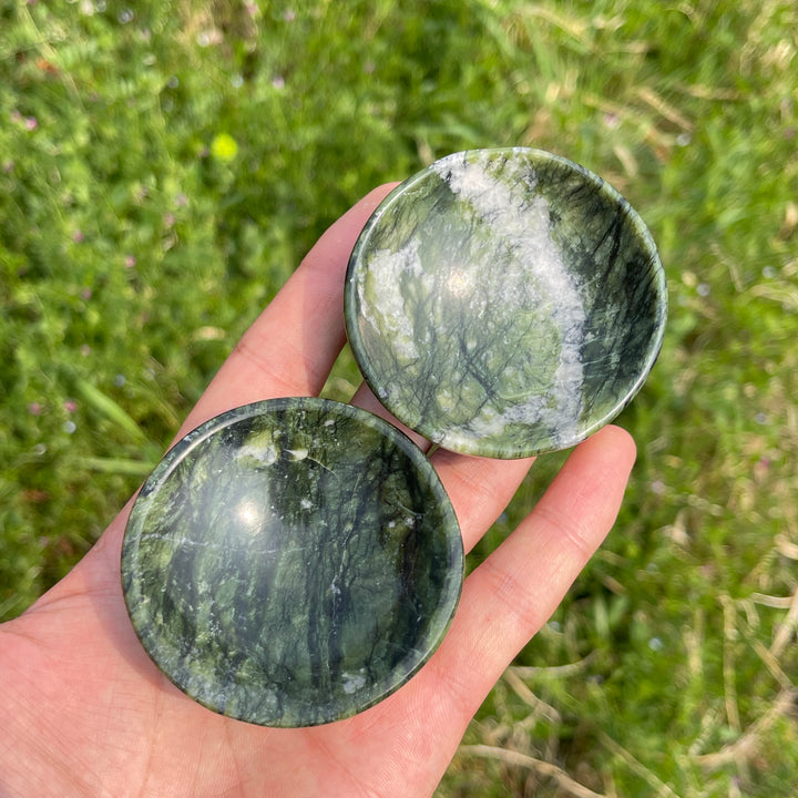 Natural Crystal Serpentine Bowl