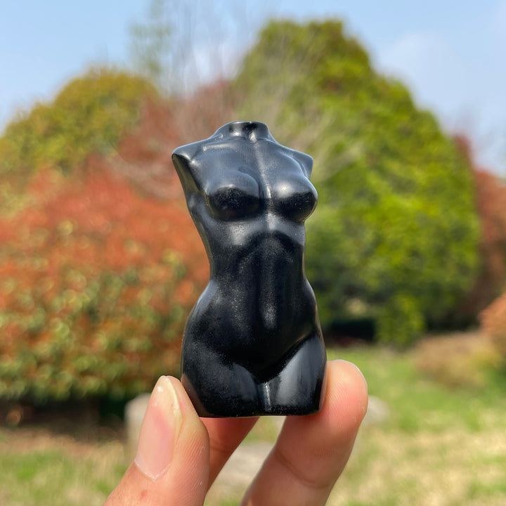 Natural Crystal Carved Female Model