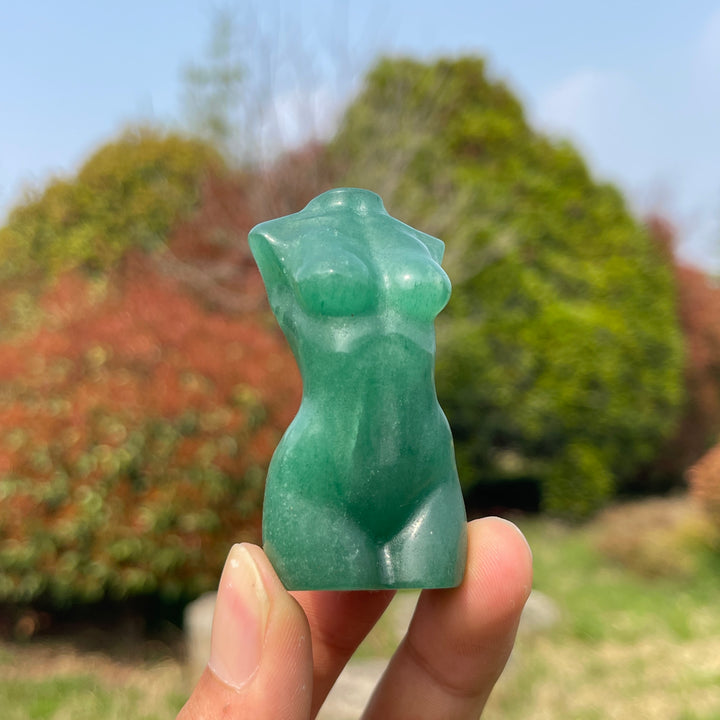 Natural Crystal Carved Female Model