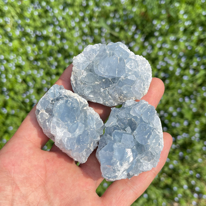 Natural Celestite Raw Crystal Cluster