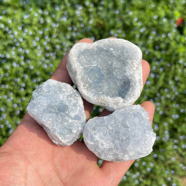 Natural Celestite Raw Crystal Cluster