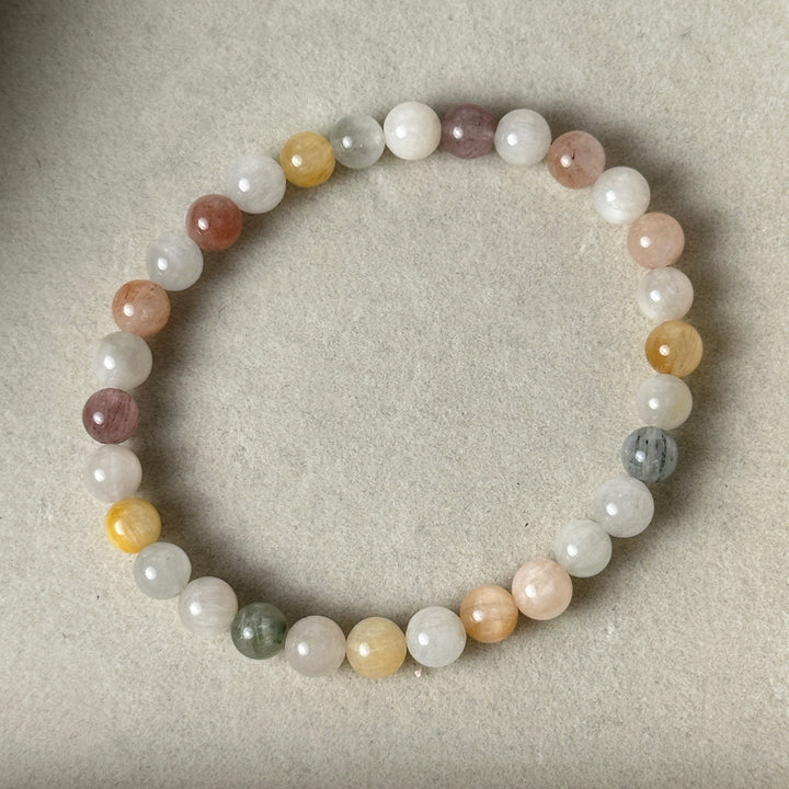 Rainbow Rabbit Hair Bracelet 5.7-6.1mm