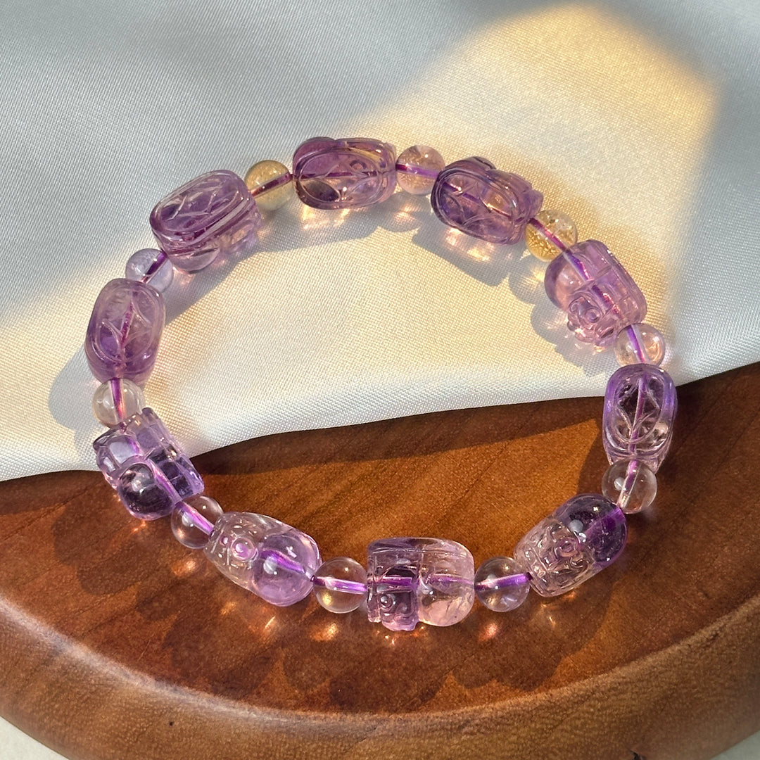 Ametrine Pi Xiu  Bracelet 8.2-9mm