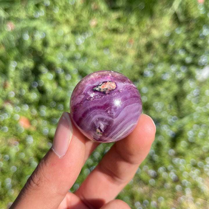 Natural Crystal Candy Fluorite Sphere