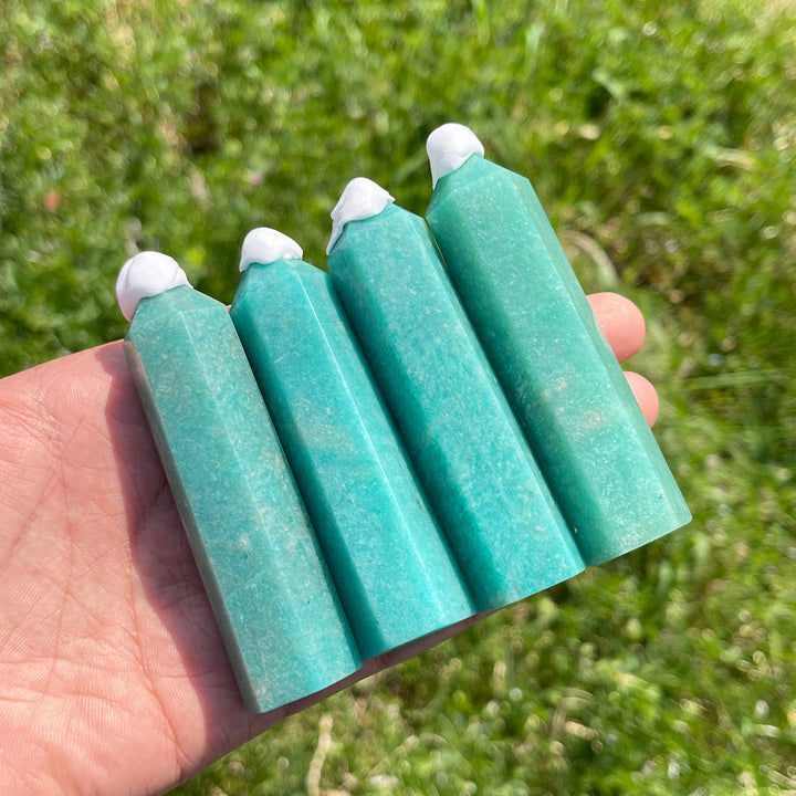 Natural Amazonite Crystal Point