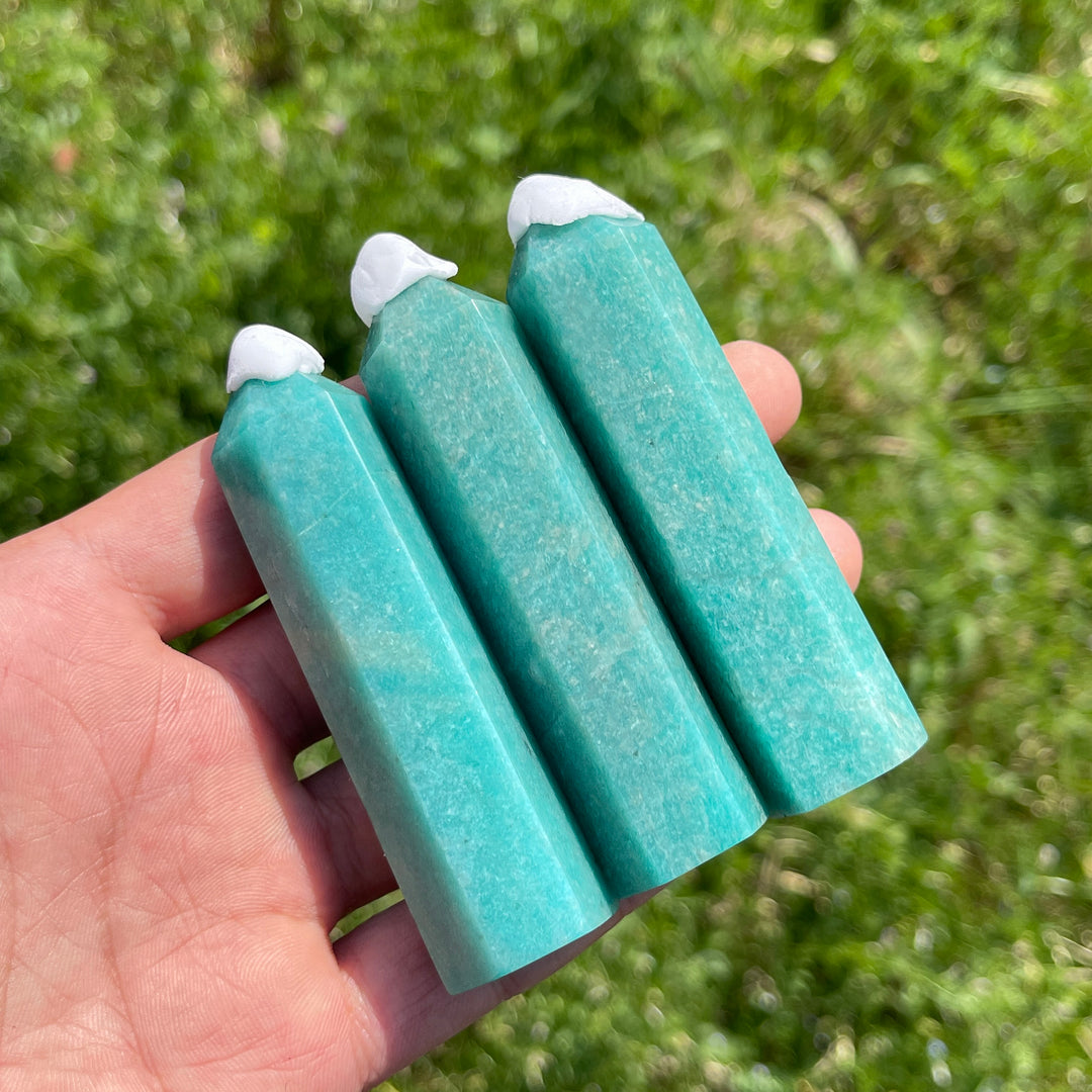 Natural Amazonite Crystal Point