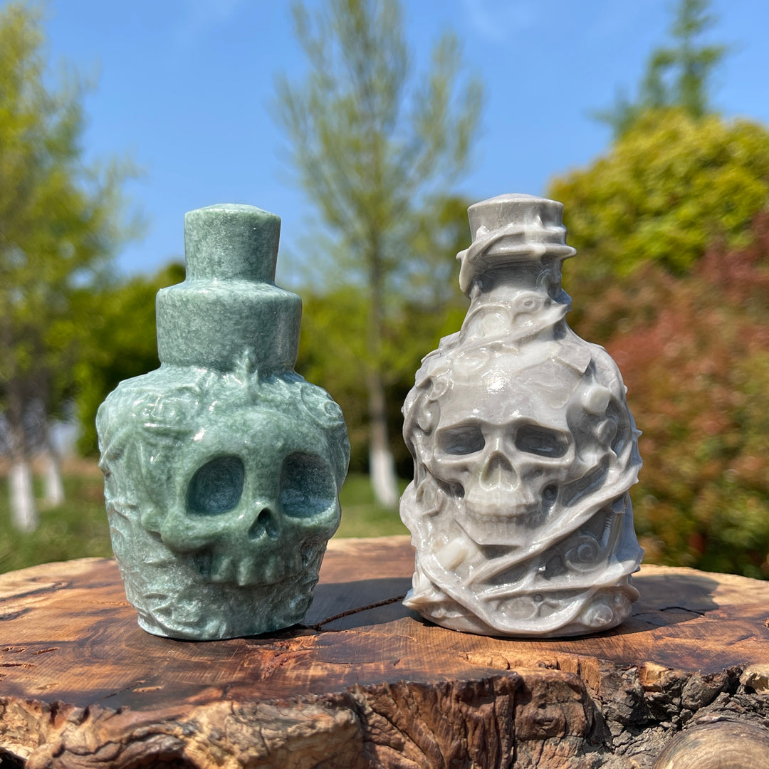 Natural Crystal Carved Magic Bottle