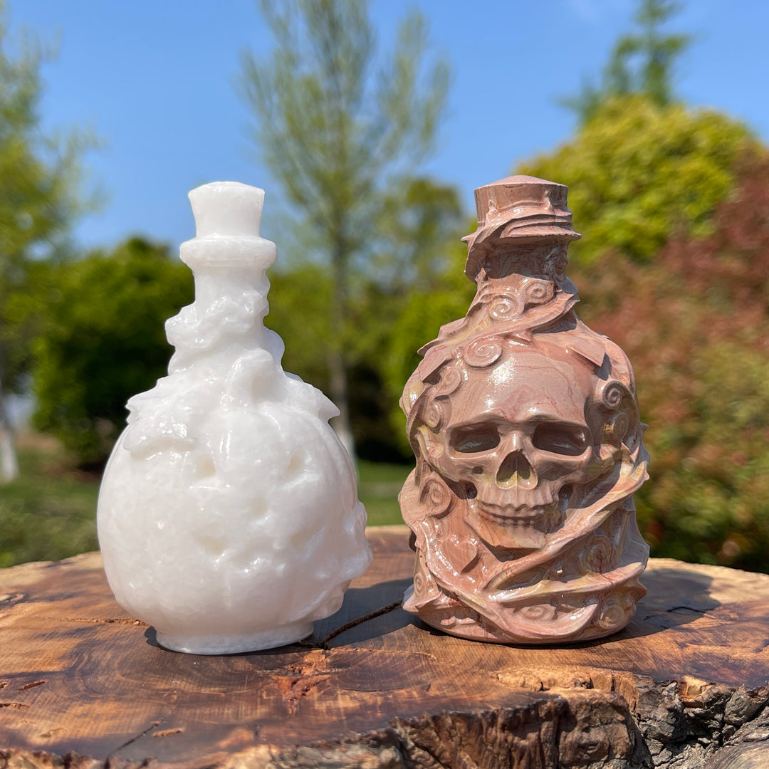 Natural Crystal Carved Magic Bottle