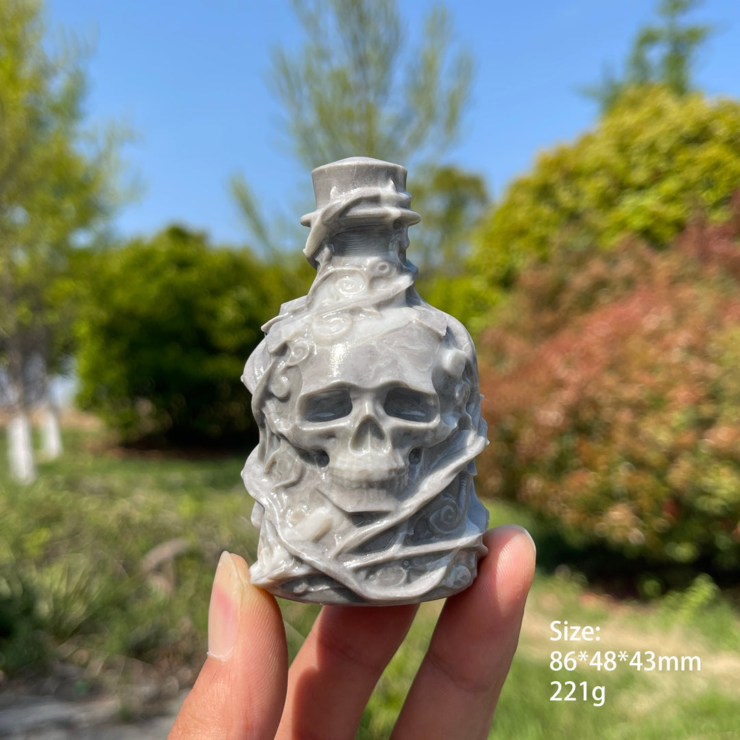 Natural Crystal Carved Magic Bottle