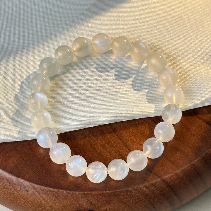Blue Moonstone Bracelet 8.8-9.9mm