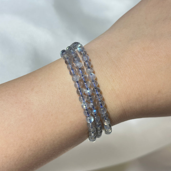Three Cires Labradorite Bracelet 4.3-4.8mm