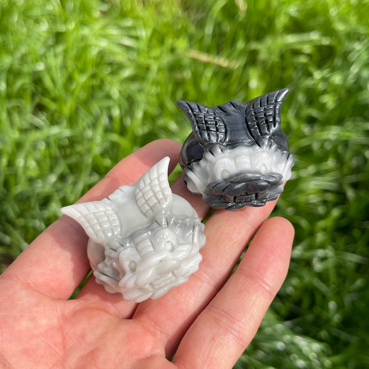Natural Crystal TaiJi Stone Dragon Turtle