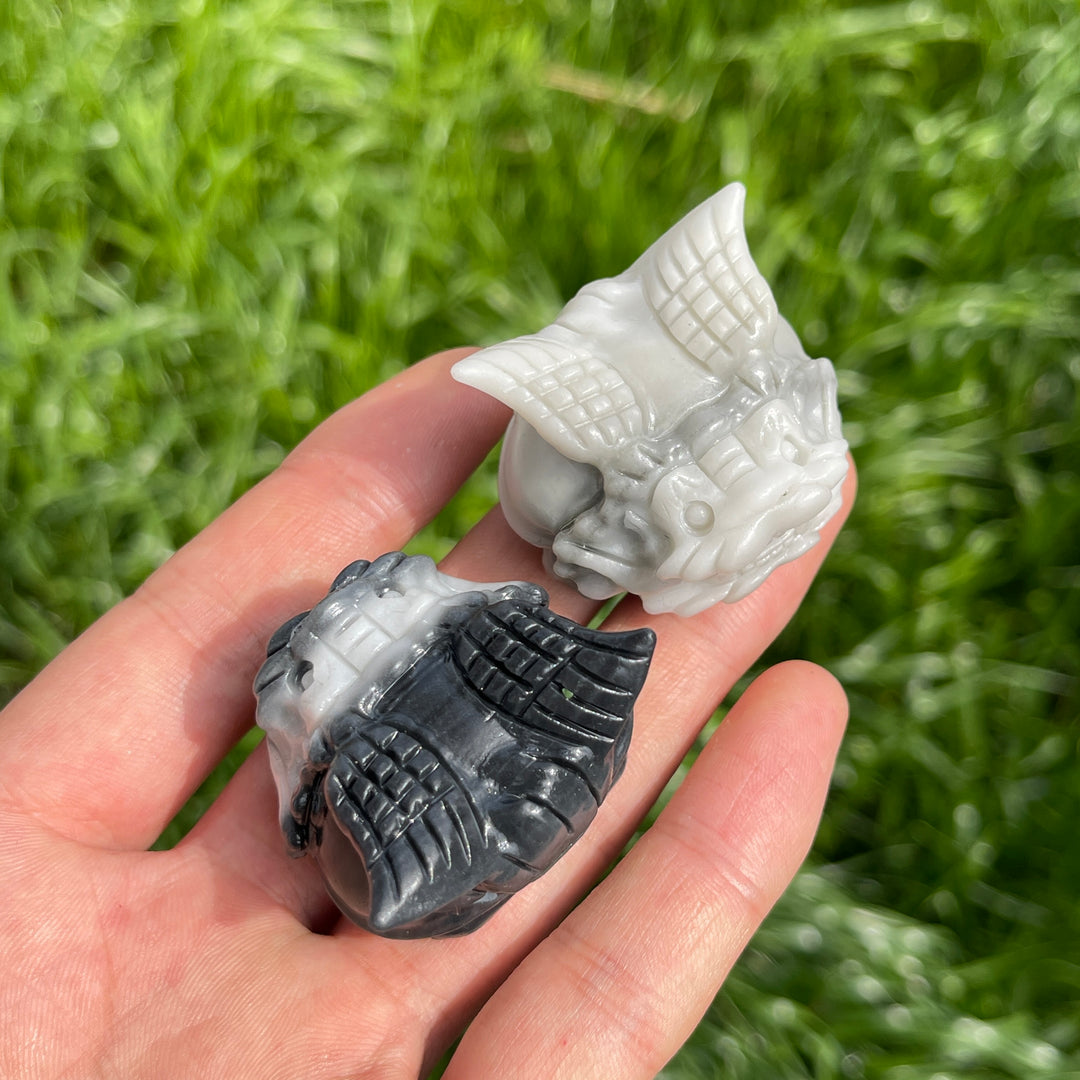 Natural Crystal TaiJi Stone Dragon Turtle