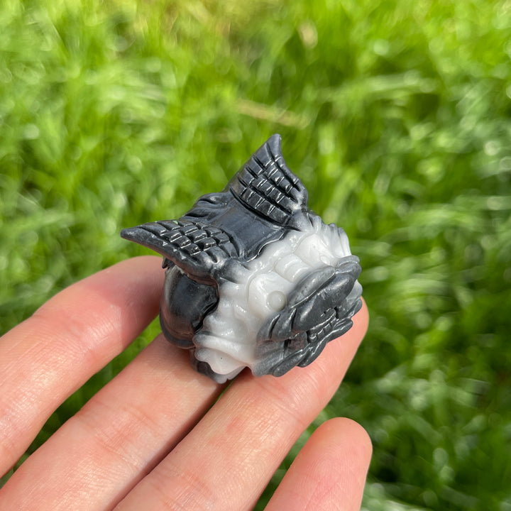 Natural Crystal TaiJi Stone Dragon Turtle