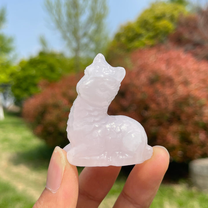 Natural Crystal Carving Alpaca
