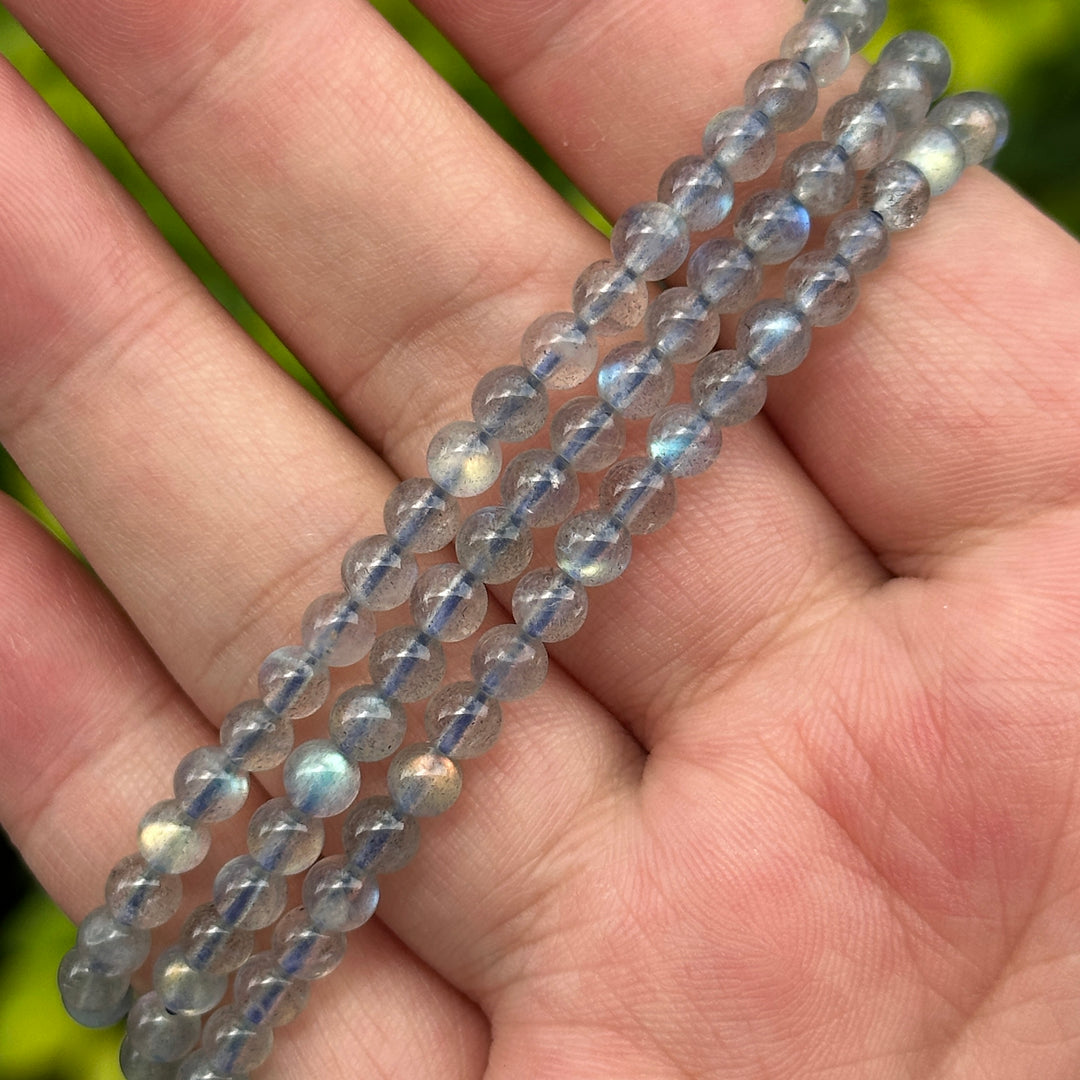 Three Cires Labradorite Bracelet 4.3-4.8mm