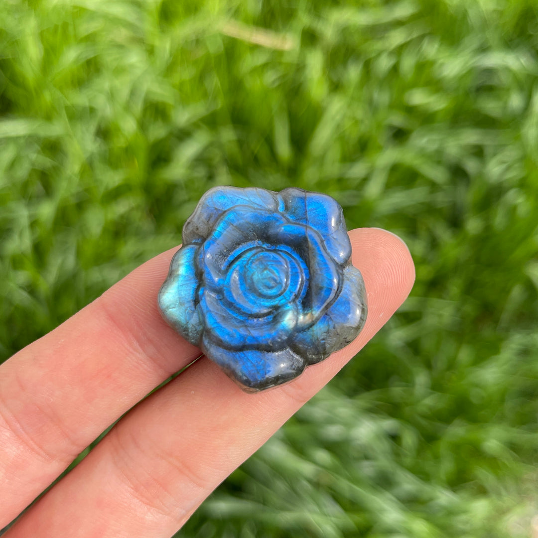 Natural Labradorite Rose