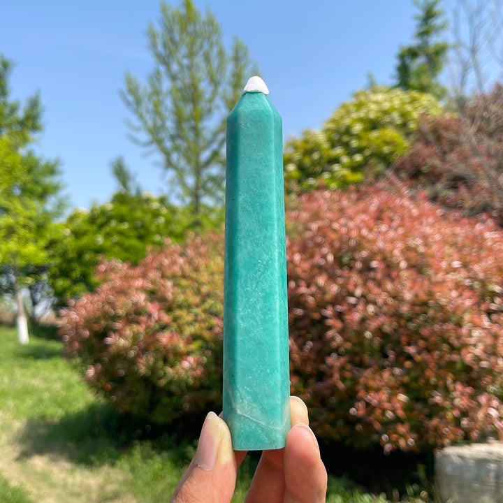 Natural Crystal Amazonite Point