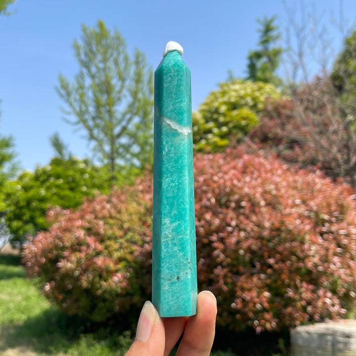 Natural Crystal Amazonite Point