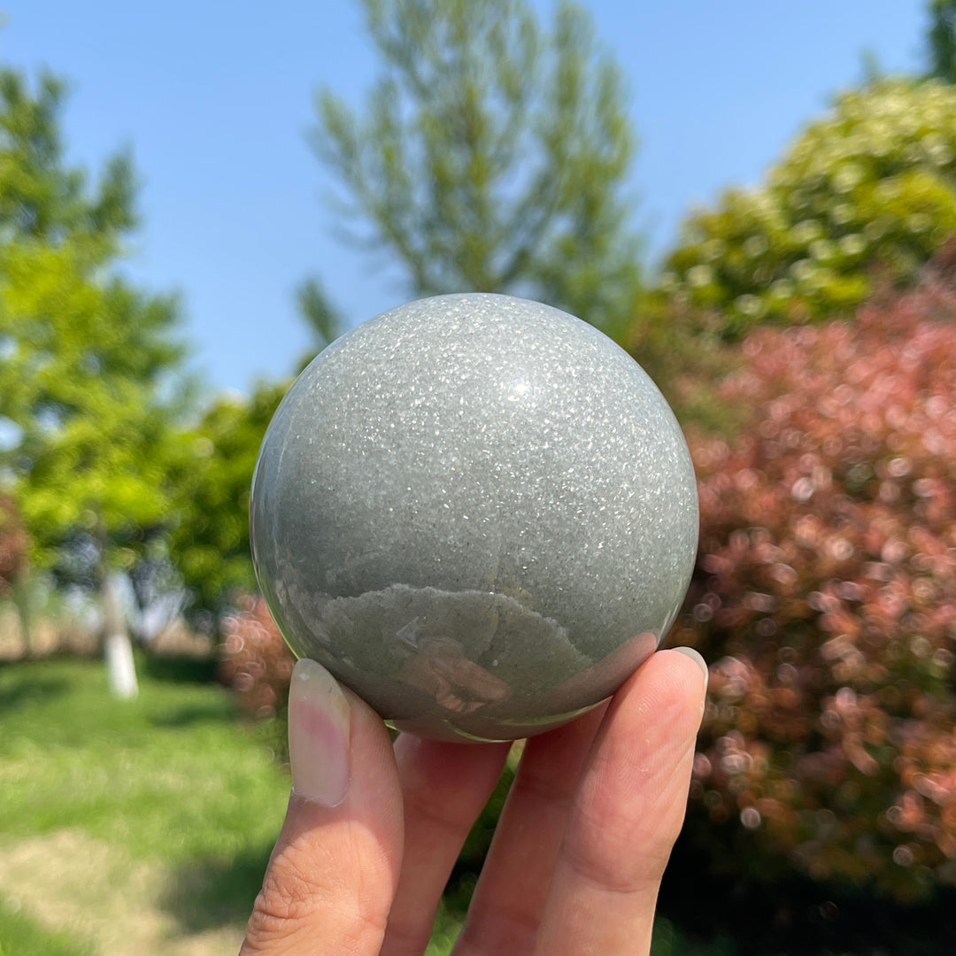 Natural Crystal Quartzite Sphere