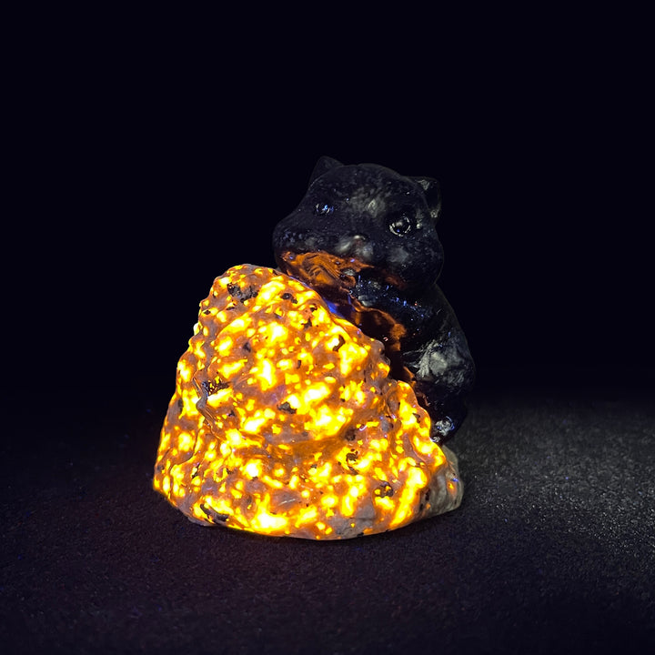 Natural Crystal Hamster Carving
