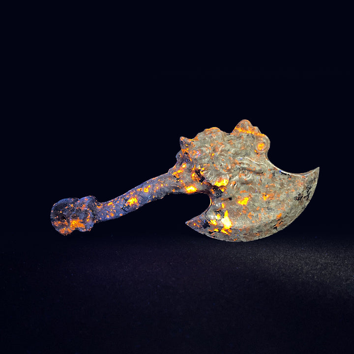 Natural Crystal Axe Carving
