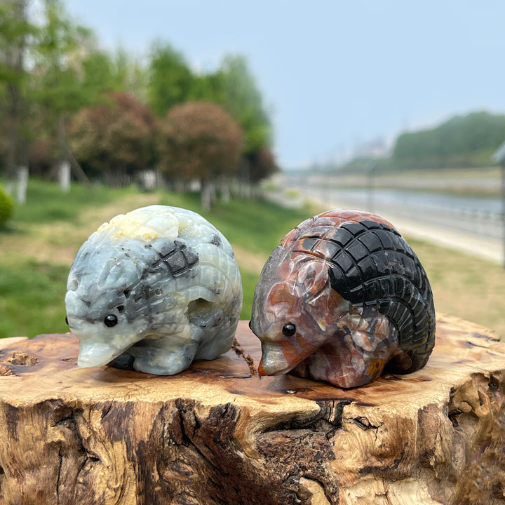 Natural Crystal Pangolin Carving
