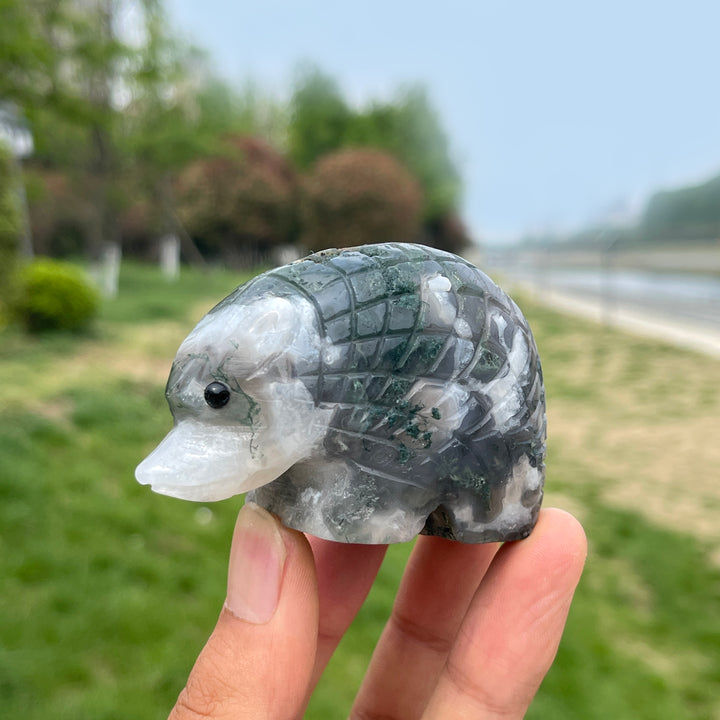 Natural Crystal Pangolin Carving