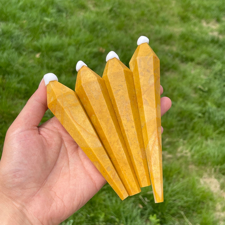 Natural Yellow Aventurine Crystal Wand