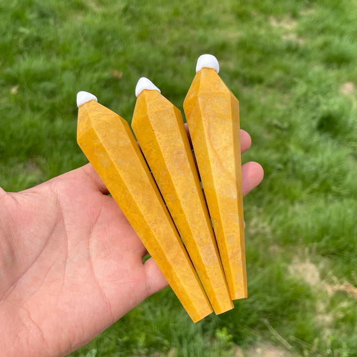 Natural Yellow Aventurine Crystal Wand