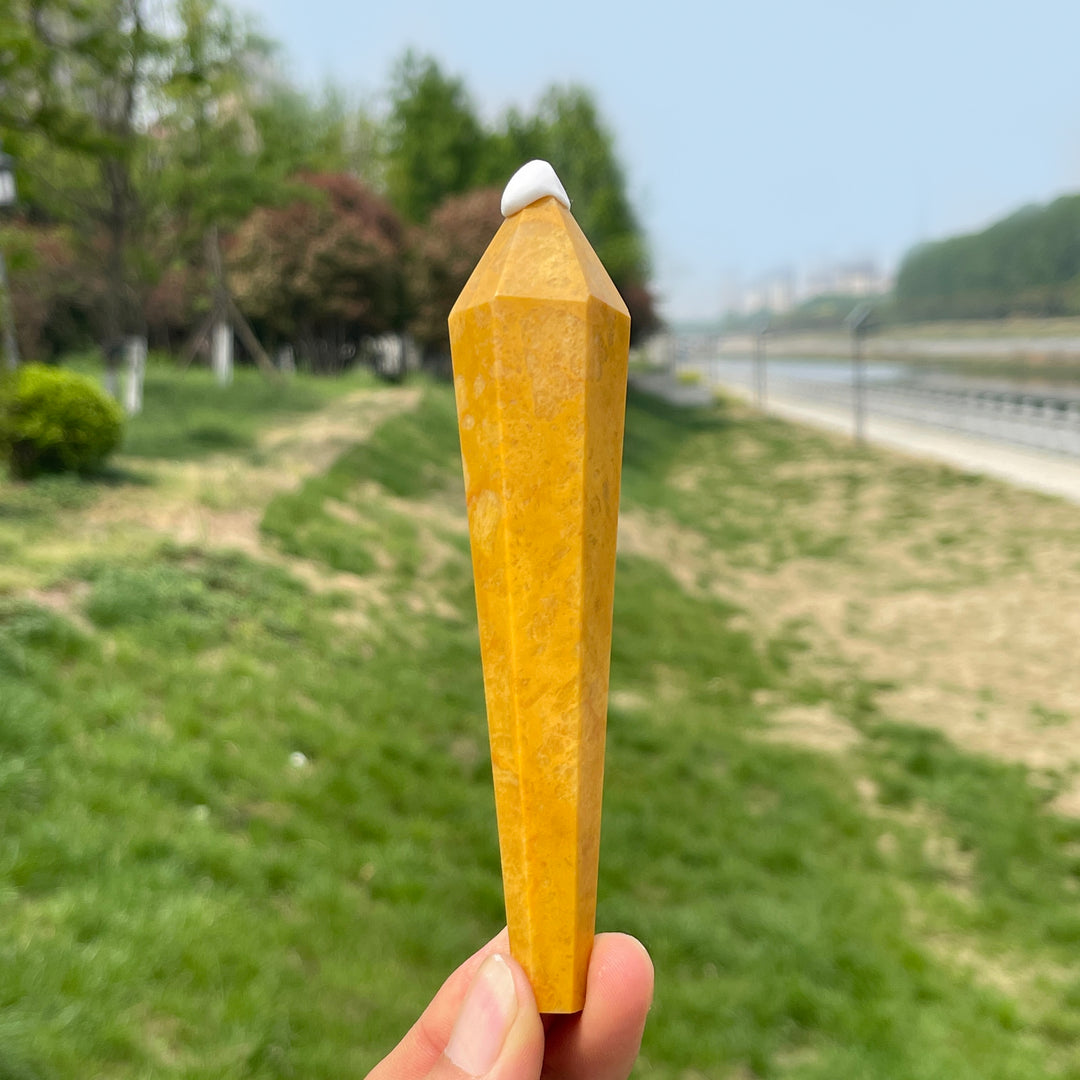 Natural Yellow Aventurine Crystal Wand