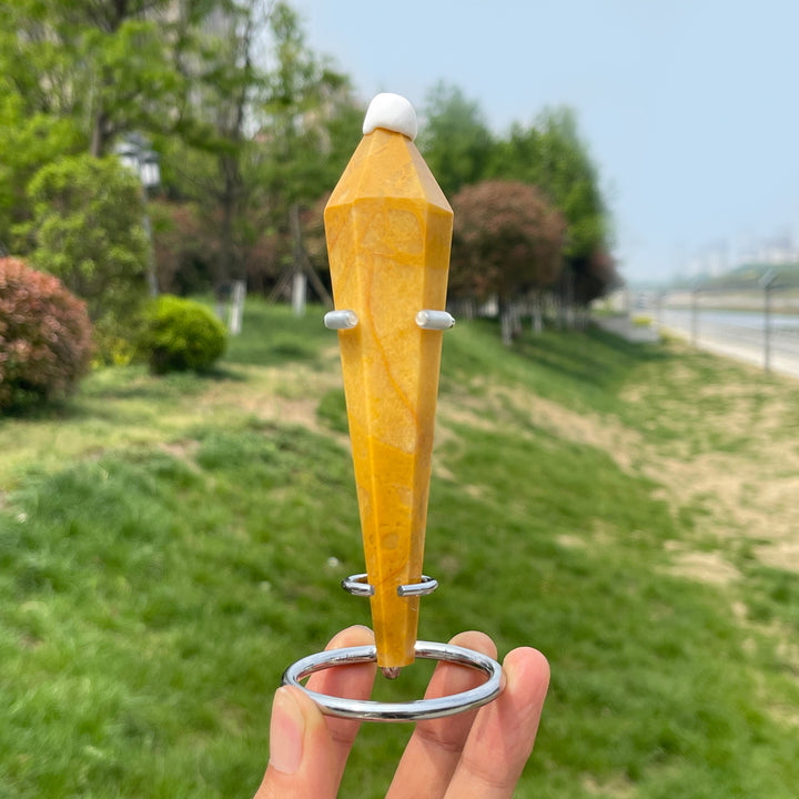 Natural Yellow Aventurine Crystal Wand