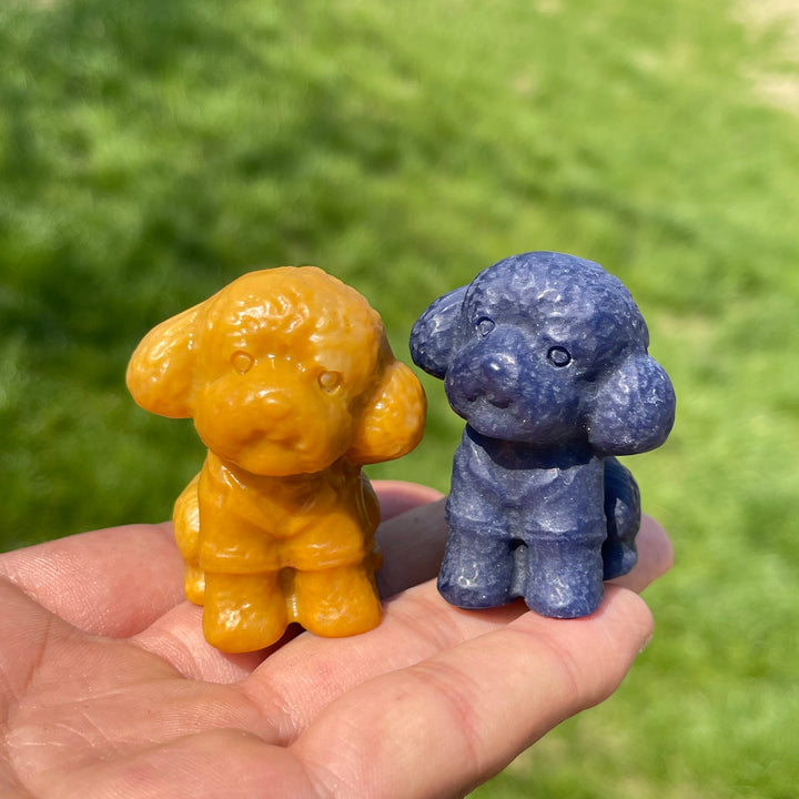 Natural Crystal Teddy Carving