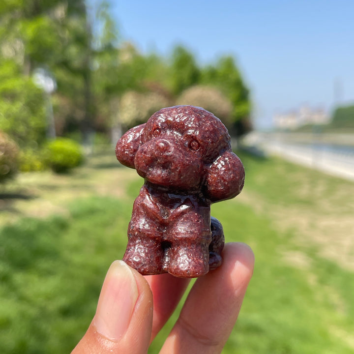 Natural Crystal Teddy Carving