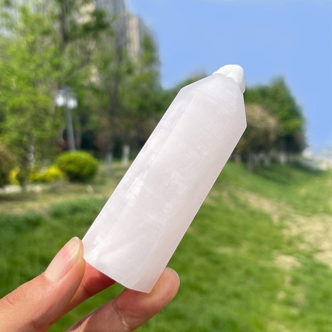Pink Calcite Point