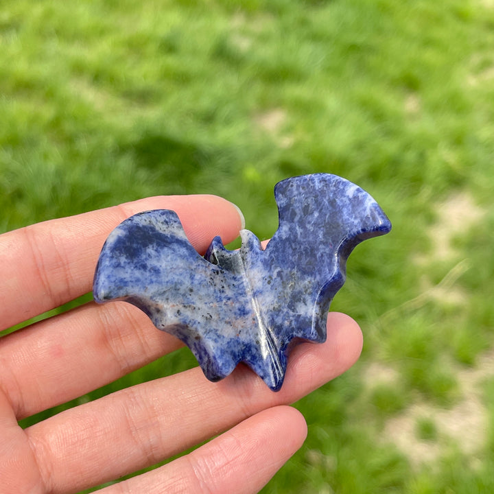 Natural Crystal 3D Bat Carving