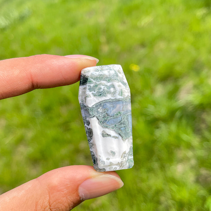 Natural Coffin Crystal Carving
