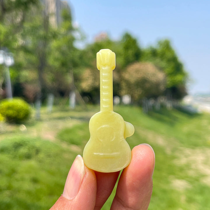 Natural Crystal Carving Guitar