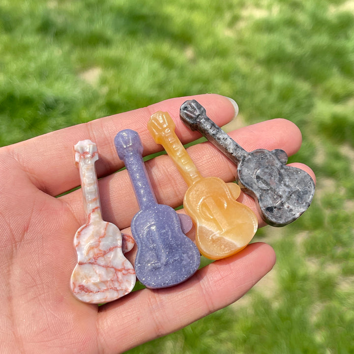 Natural Crystal Carving Guitar