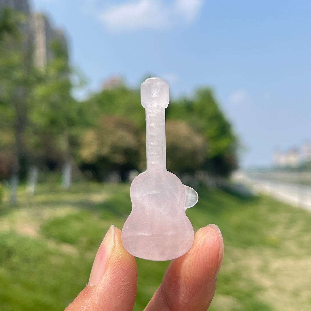 Natural Crystal Carving Guitar
