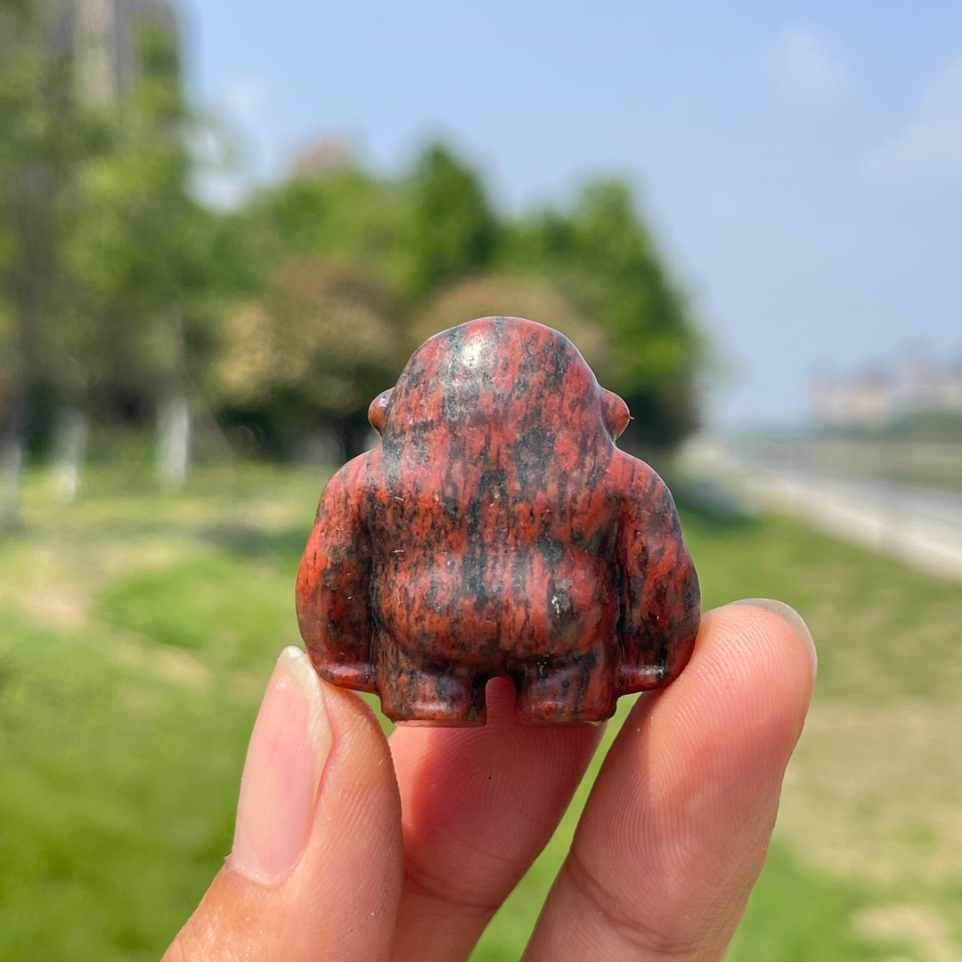 Natural Crystal Carving Gorilla