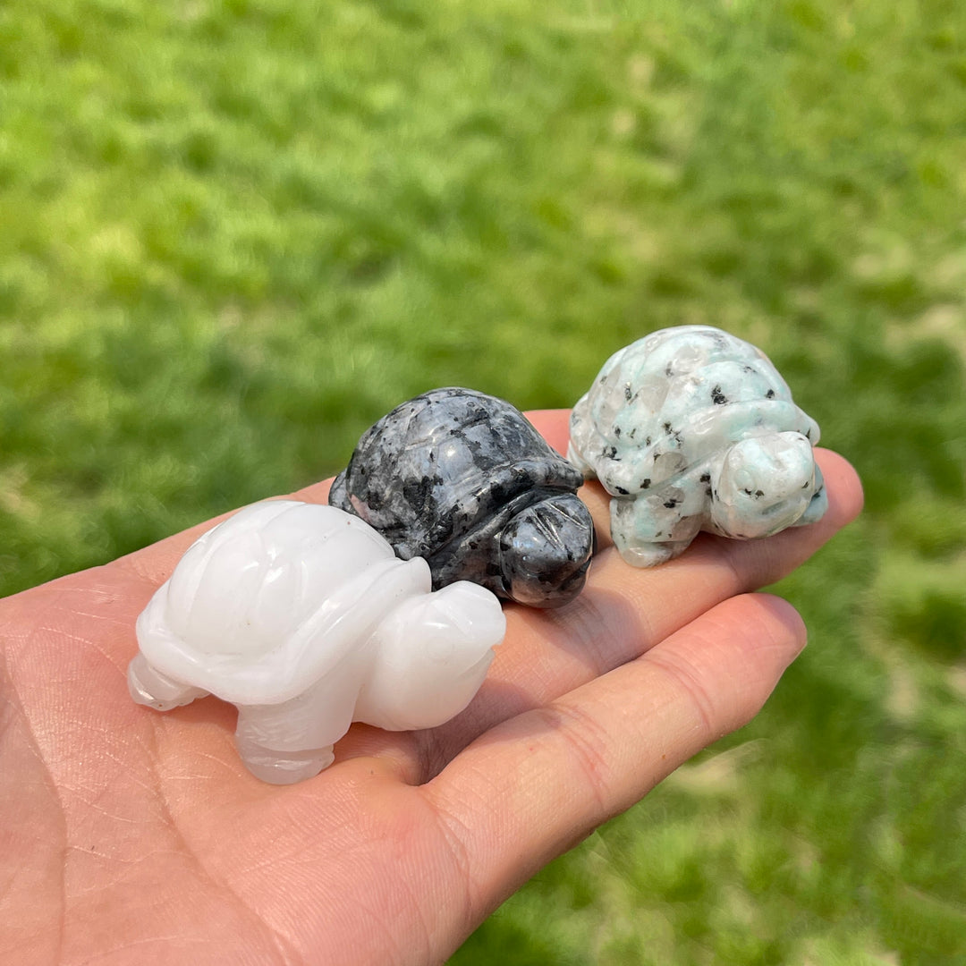 Natural Crystal Carving Turtle
