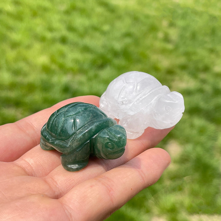 Natural Crystal Carving Turtle