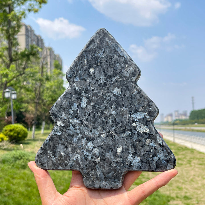 Natural Larvikite Christmas Tree Tray