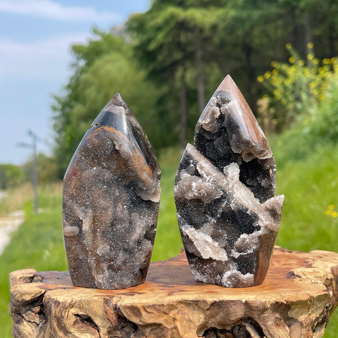 Unique,Natural Natural Sphalerite Teardrop